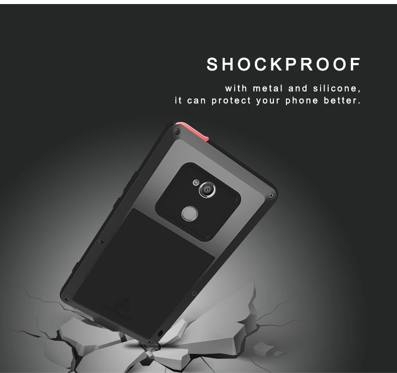 

For Sony Xperia XA2 Case LOVE MEI Water/Dirt/Shock Resistant Metal Armor Cover Phone Case For Sony Xperia XA2/XA2 Ultra