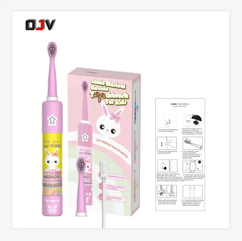 OJV популярный новый дизайн стиль мультяшный узор электрическая ультразвуковая