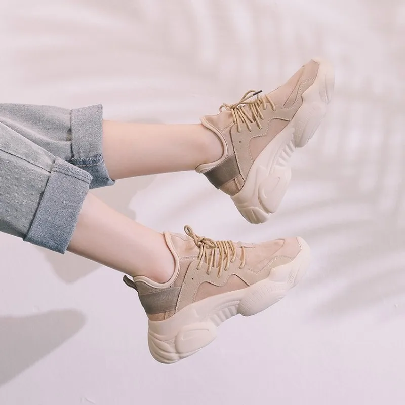 Лидер продаж женская обувь на плоской подошве из сетчатого материала