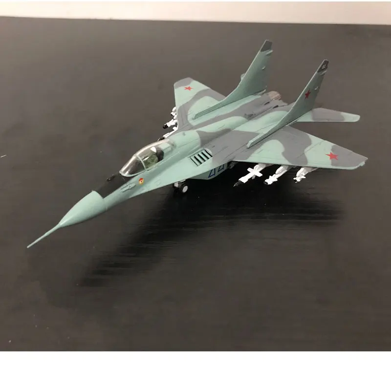 Амер 1/100 весы Россия МиГ-29 истребитель Литье металла военный самолет модель игрушки для сбора/подарок/украшение