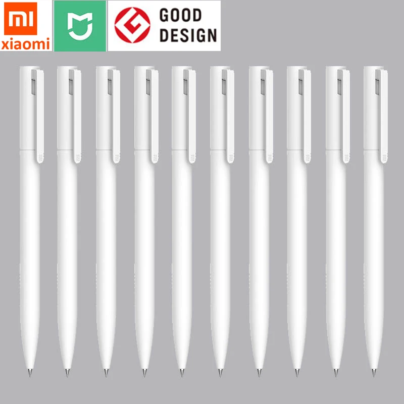 Ручка Xiaomi ручка белая mijia Роскошная 0 5 мм Милая гелевая черная чернильная