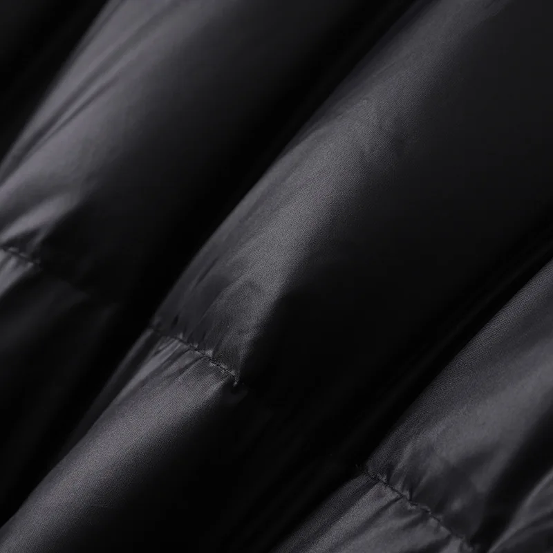 

Winter Down Vest Women Female Short Sleeveless Jacket Spliced Fake Two-piece Windbreaker Fashion Loose Thick Down Coats