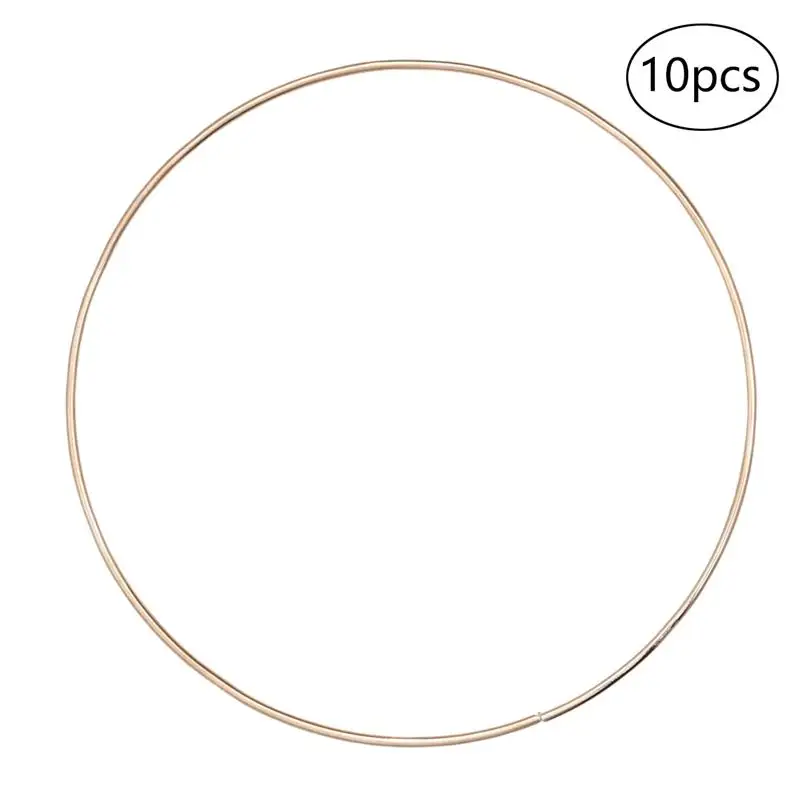 10 шт. 16 см простые Ловец снов кольцо Круглый Металлический Круг вышивка обруч