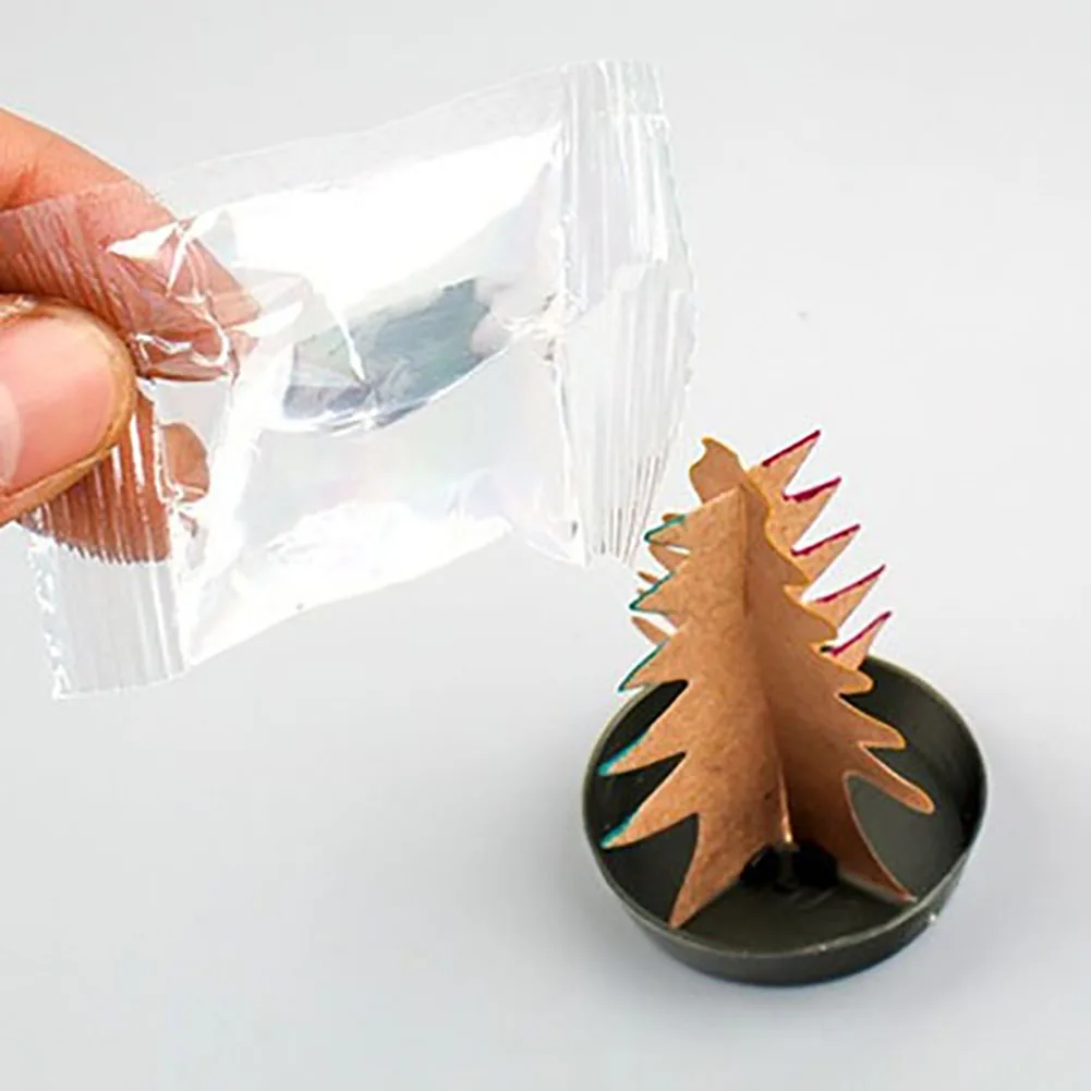 Волшебная бумага для выращивания рождественской елки украшение вечерние