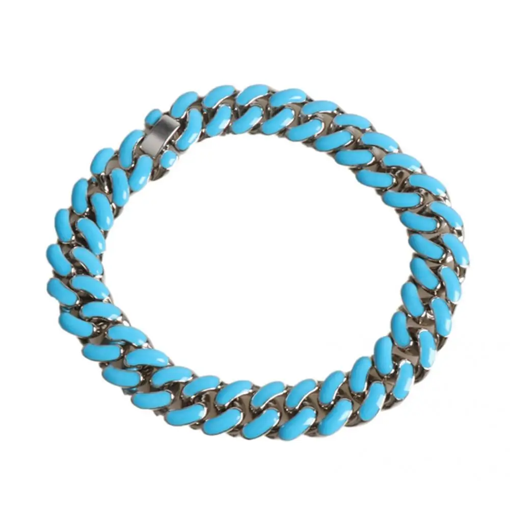 Beautiful Dog Neck Chain Multiple Colors Dress-up Long Lifespan Shiny Cats Necklace Loop | Дом и сад