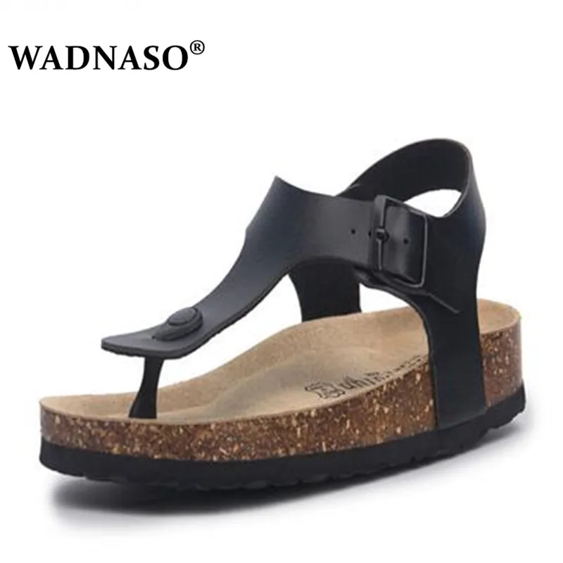 Сандалии женские летние на нескользящей подошве с тремя пуговицами|Боссоножки и