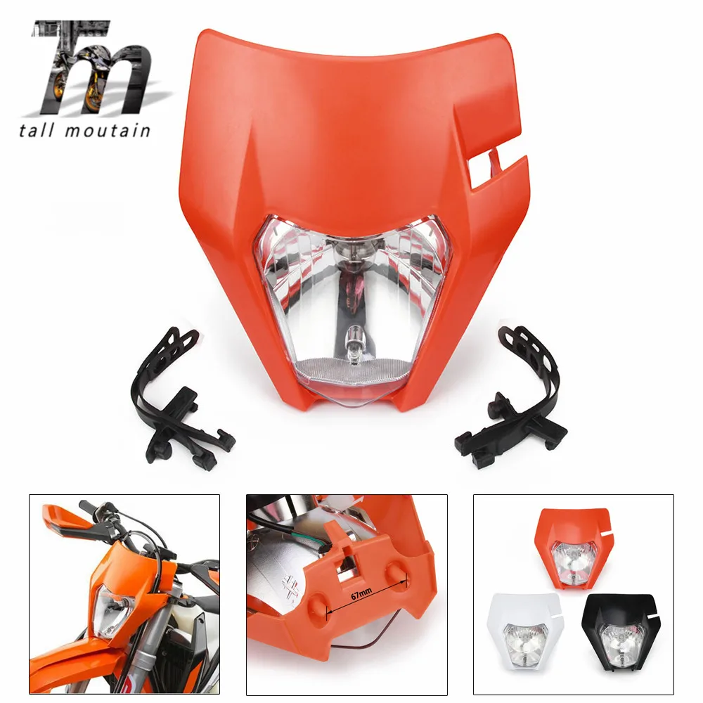 Мотоцикл Универсальный головной светильник s фары лампа для EXC XCW SX SXF SXS 125 150 250 350 450