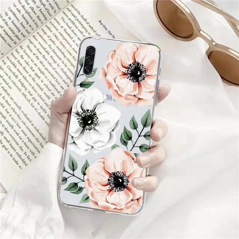 

flower rose beautiful Phone Case Transparent for Samsung A71 S9 10 20 HUAWEI p30 40 honor 10i 8x xiaomi note 8 Pro 10t 11