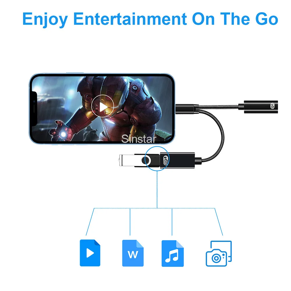 Кабель-Переходник USB C/USB C 2 в 1 для Samsung Google | Мобильные телефоны и аксессуары