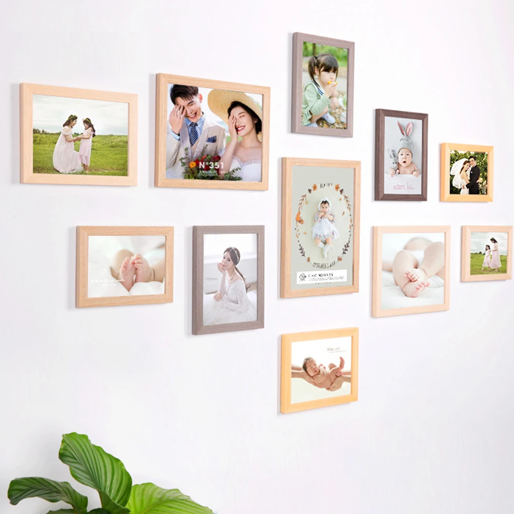 Деревянный Настольный держатель для украшения крепкий настенный дома двойное