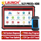 LAUNCH X431 PRO3S + V2.0 HDIII 12 В24 В Полный сканер системы диагностические инструменты x431 pro3 для грузовиков obd2 автомобильный сканер V plus Бесплатная доставка