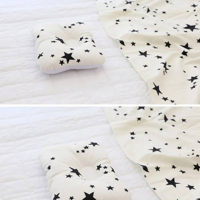 

CX-Anti-deflection Head Baby Nursing Pillow For Newborn Breathable 3D Head Protective Mat For Baby Sleeping