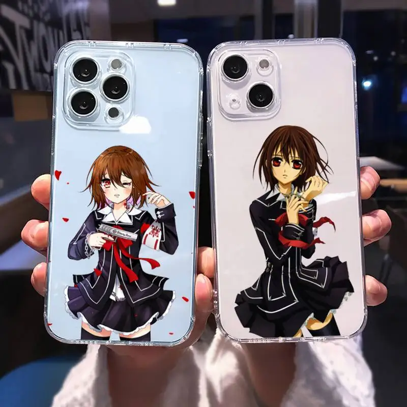 

Vampire Knight Japan anime Phone Case Transparent soft For iphone 12 11 13 7 8 6 s plus x xs xr pro max mini