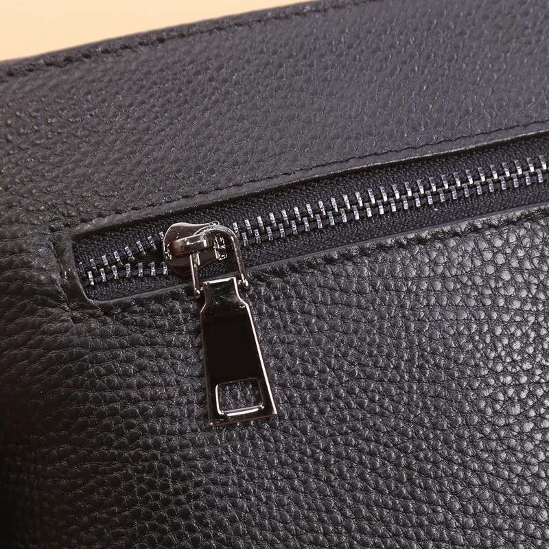 

Kaisiludi Leather Messenger bag bag fashion shoulder bag cowhide vertical bag business casual