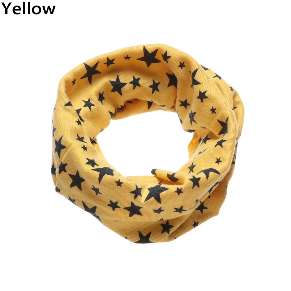 B-yellow 1 шт., новинка, Модный зимний теплый цветной вязаный шарф для мальчиков и девочек, вязаный шерстяной подогреватель детей, шейный платок, одежда для детей - Цвет: B-yellow
