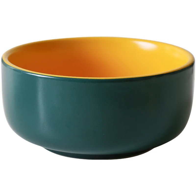 

European porcelain ceramic salad bowl japanese rice ramen bowls Creative large mixing bowls korean Kitchen Restaurant Supplies