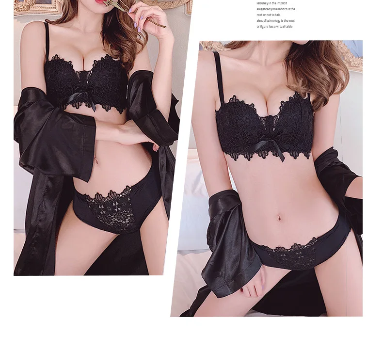 

Lace Floral Embroidery Sexy Lingerie Push Up Women Bra Comfort Wireless Bralette Adjusted Underwear Girl Brassiere Intimates