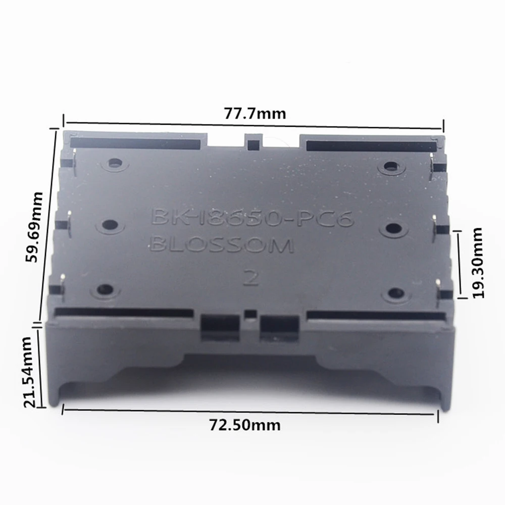 2 шт./компл. ABS 18650 Чехлы для портативного зарядного устройства 2X3X4X18650 держатель
