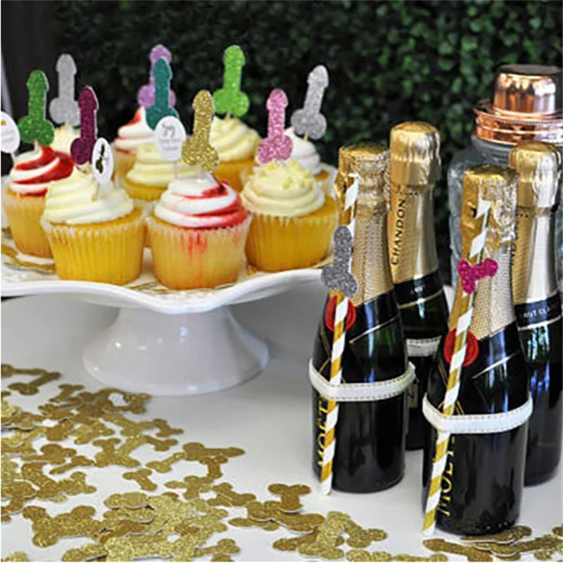 Одноразовые соломинки для девичвечерние 25 шт./компл. | Дом и сад