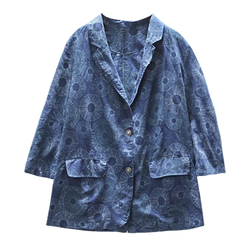 2020 весенние куртки женские Ретро Свободные повседневные универсальное пальто