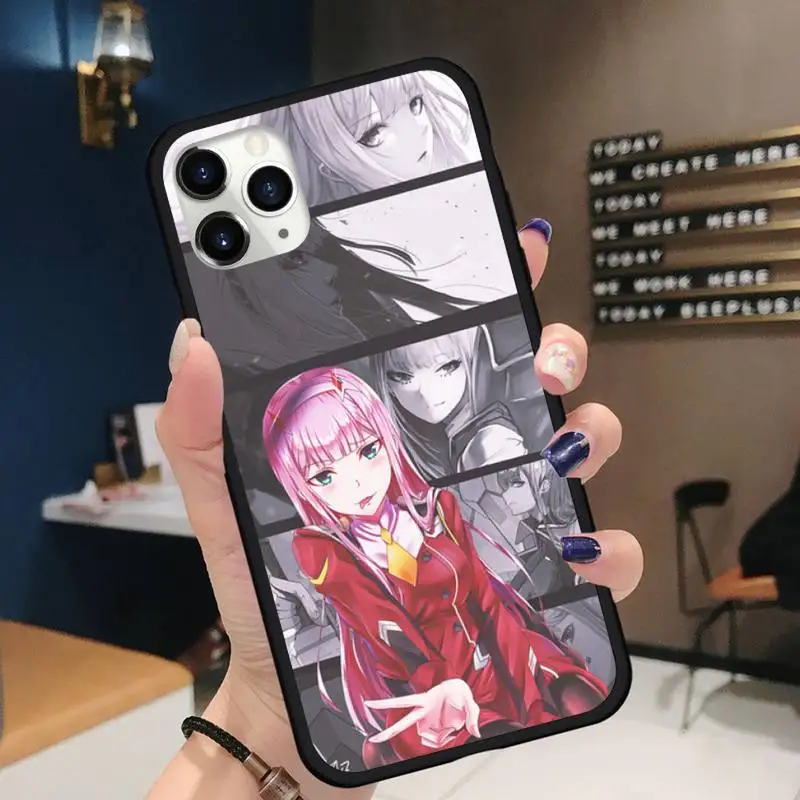 

Zero Two Darling in the FranXX Anime Phone Case for iPhone 11 12 mini pro XS MAX 8 7 6 6S Plus X 5S SE 2020 XR