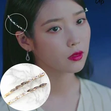 Pinces à cheveux en cristal strass, nouvelle mode, une ligne, Style coréen, épingles à cheveux, accessoire pour filles, Barrettes, 2019  (1)