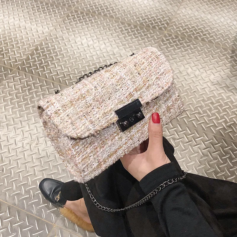 Новая модная женская сумка Nizi через плечо мини квадратная ретро простая