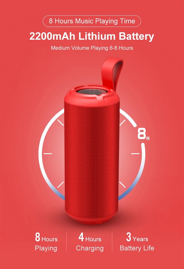 Bluetooth динамик портативный беспроводной громкоговоритель стерео музыка объемный