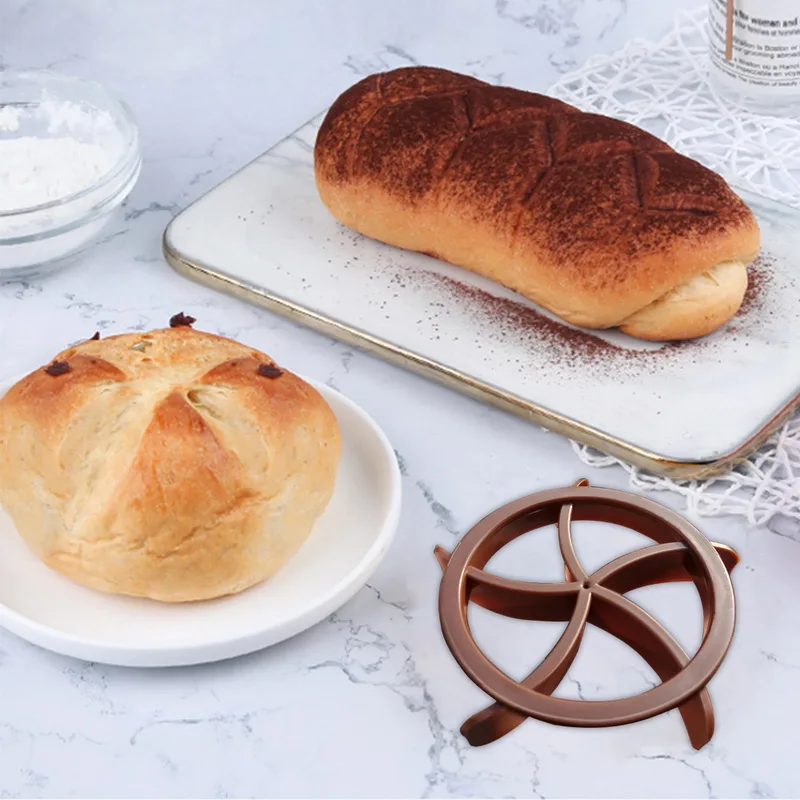 1 шт. DIY круглая овальная форма для хлеба вентилятора кондитерский нож резки еды