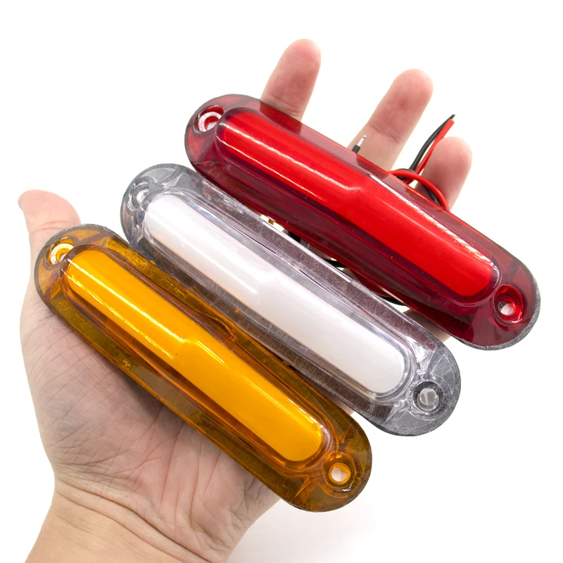 6 шт. автомобильный предупреждающий светильник светодиодный для грузовой