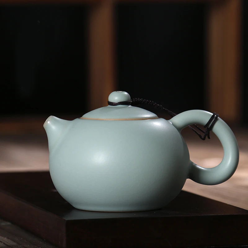 

Цветочный кухонный чайник с ручкой и фильтром, чайник для зеленого чая, фарфоровый китайский чайник Dzbanek Do Herbaty, кухонный чайник DL60CH