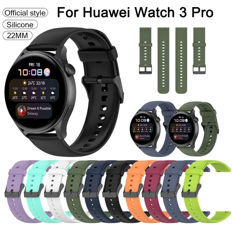 

Браслет силиконовый для HUAWEI Watch 3 Pro EasyFit 22 мм GT2 Pro/GT 2 46 мм