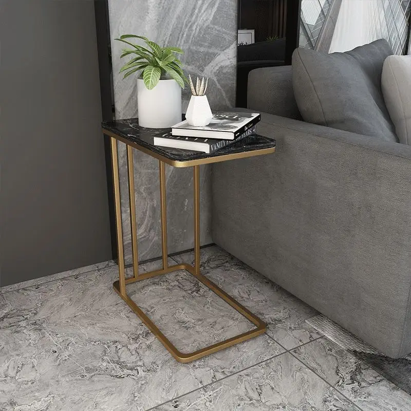 

Coffee table small apartment Nordic marble side table simple sofa side cabinet table living room net red light luxury corn
