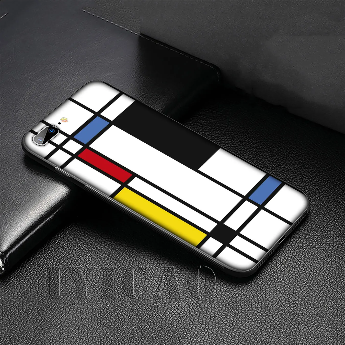 IYICAO Mondrian grid Мягкий силиконовый чехол для Huawei P30 P20 Pro P10 P9 Lite Mini 2017 2016 P Smart Z Plus 2019 |