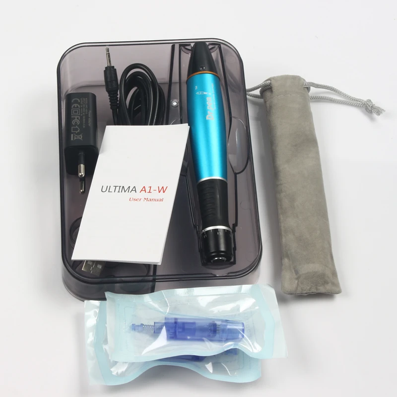 DR ручка A1-W caneta dr. PEN ultima a1 микро ручка caneta pofessional Дерма ручка машина с 2 шт. картридж иглы
