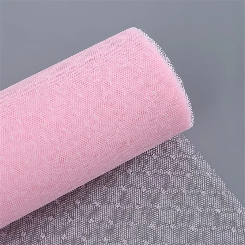 50 см * 1 м/рулон в горошек сетка пряжа для упаковки подарков сделай сам скрапбукинг