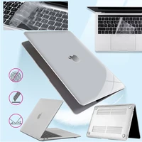 laptop hard shell case for apple macbook air pro retina m1 chip 11 12 13 15 16 inchfor pro 13 a2338 a2179 crystal clear cover