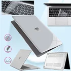 Жесткий Чехол для ноутбука Apple Macbook Air Pro Retina M1 Chip 11 12 13 15 16 дюймов, для Pro 13 A2338 A2179, кристально прозрачный чехол