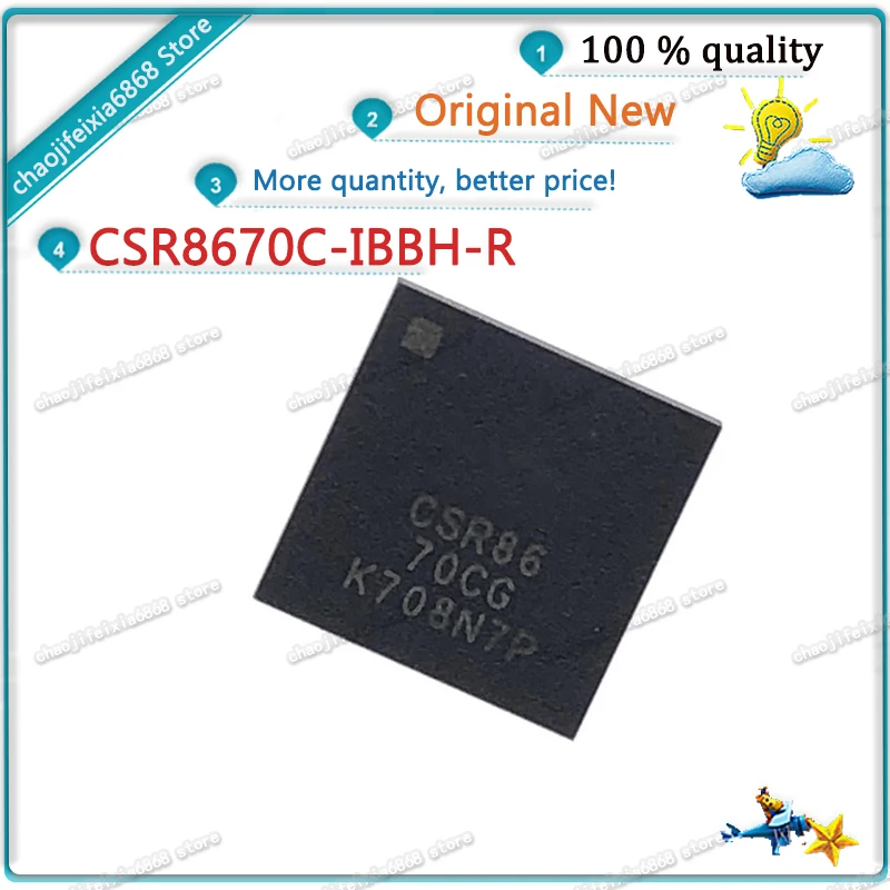 1 шт./Лот! CSR8670C-IBBH-R CSR8675CG BGA CSR8675C-IBBH-R 8675CG низкомощный беспроводной Bluetooth master новый
