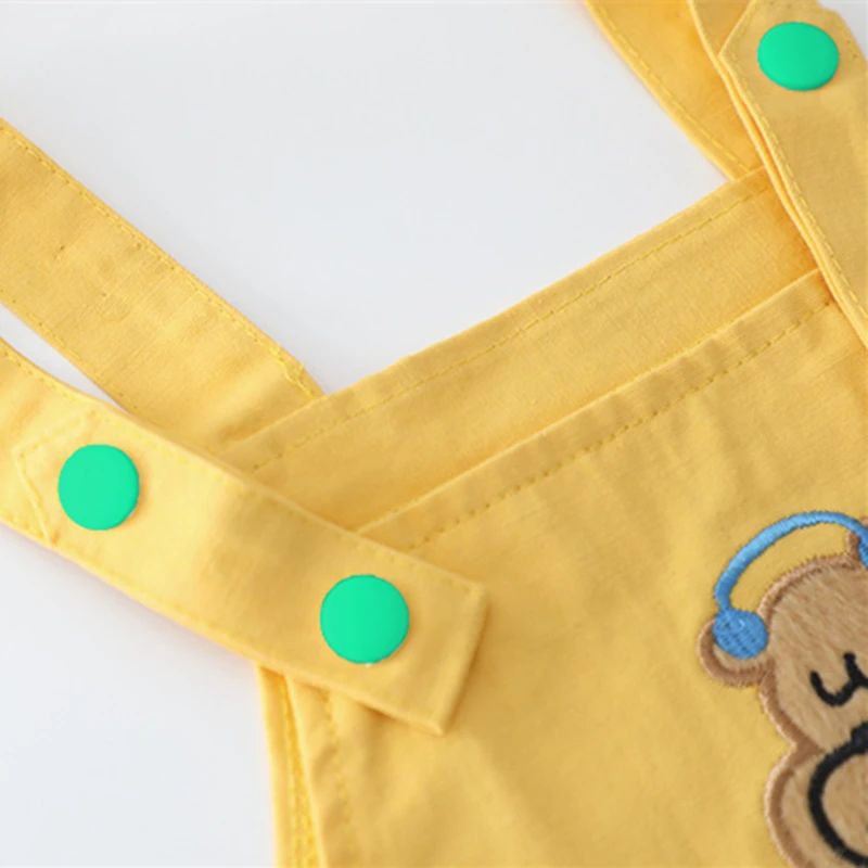 Летний комплект одежды для маленьких девочек футболка в полоску топы