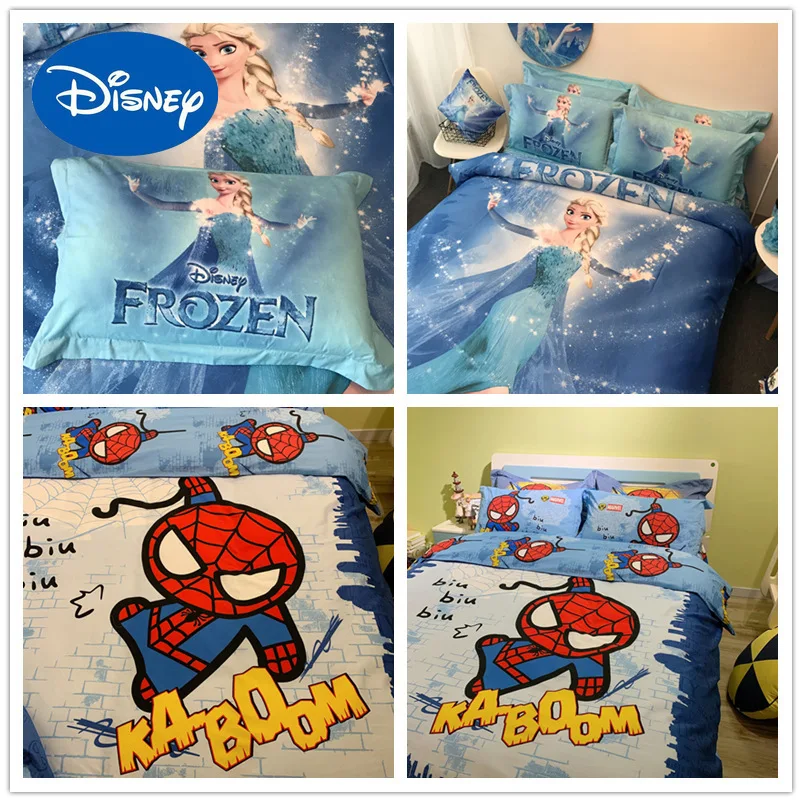 

Genuine Disney Cotton Children's Pillowcase Pillow Cotton Boy Spiderman Cute Pillow Cover Pair Summer Body Pillow
