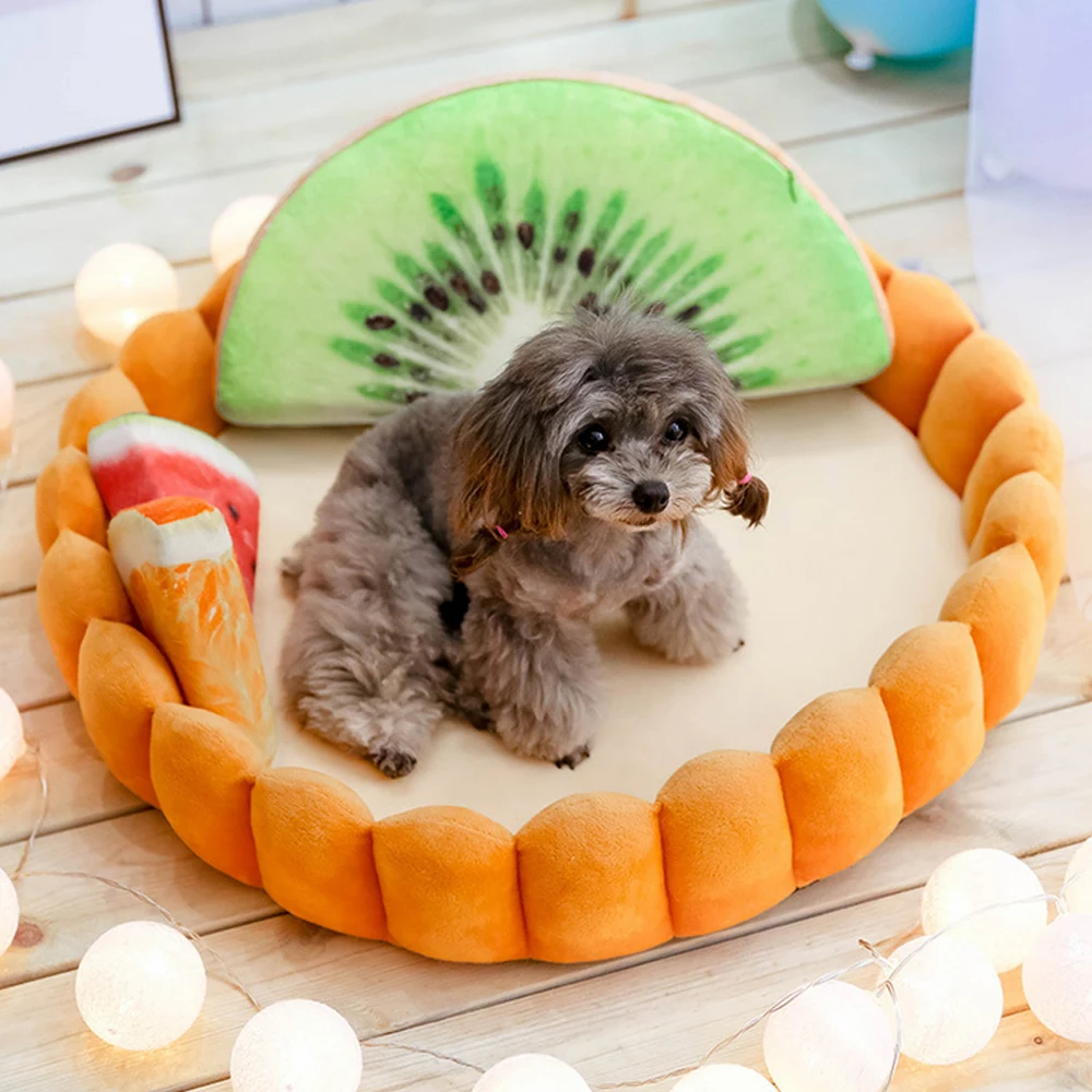 Hoomall кровать для питомца собаки кошки флисовый домик яйцо пирожное подушка