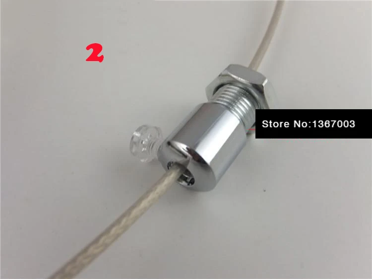 Металлический кабель 4 размера/стальной трос зажим для провода шнур подвесной