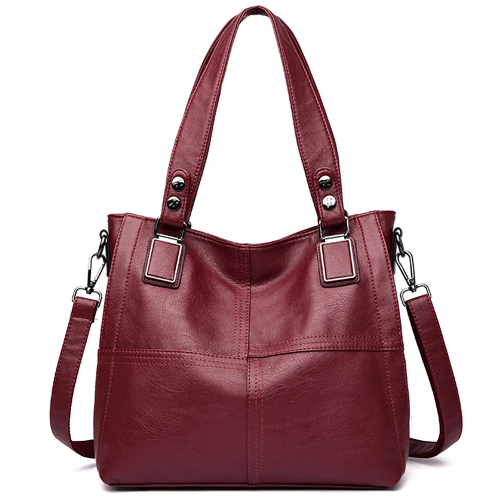 Sac A основной Femme Лоскутные кожаные роскошные сумки женские сумки дизайнерские женские ручные сумки Большие женские сумки через плечо Повседневная Сумка-тоут