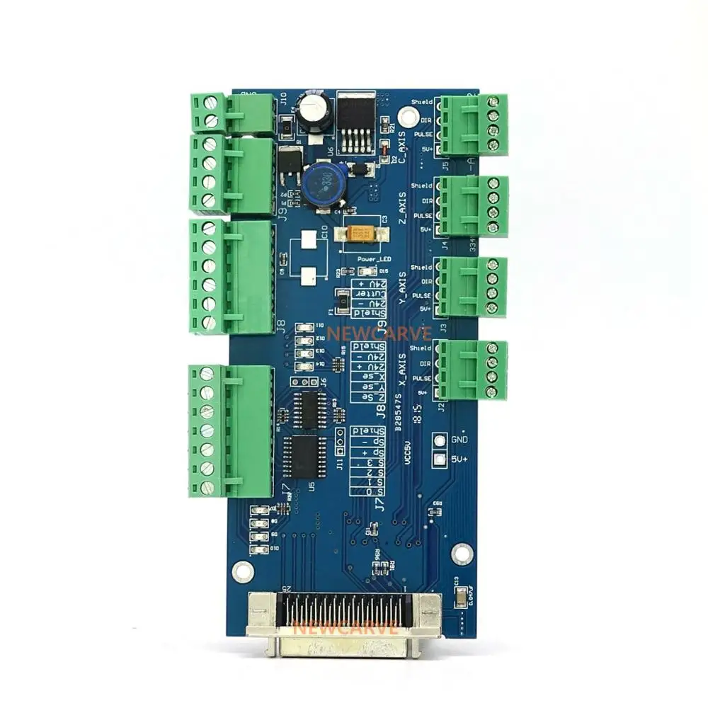 RZNC 0501 DSP Контроллер 3 Оси Система для ЧПУ Фрезерного Станка DSP0501 HKNC 0501HDDC Ручка Дистанционного Управления Английская Версия Руководства NEWCARVE активировано.