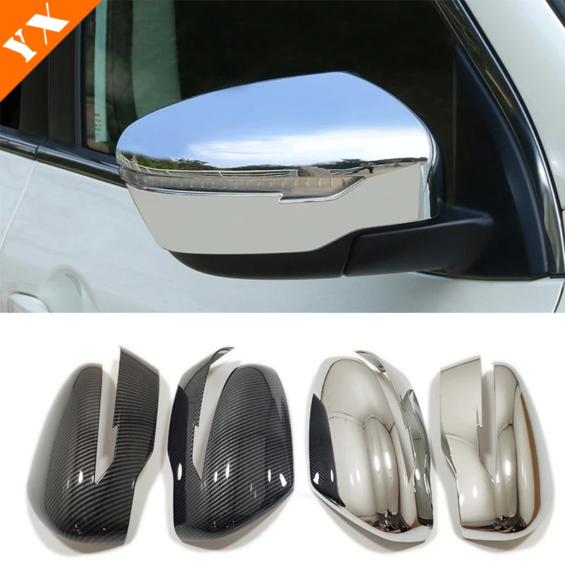 

ABS Carbon for Nissan Qashqai J11 Rogue Serena C27 Murano Juke X-Trail T32 2017 2018 Car Rearview Side Door Turning Mirror 2pcs