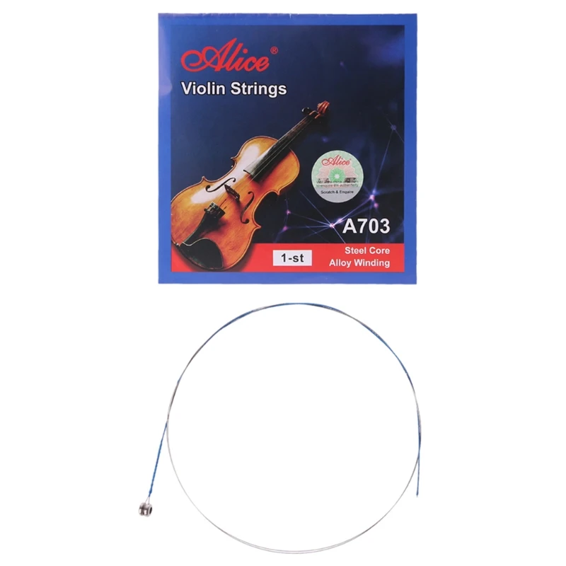 

Alice A703 Violin Strings for full size 1/8 1/4 1/2 3/4 4/4 T8NC