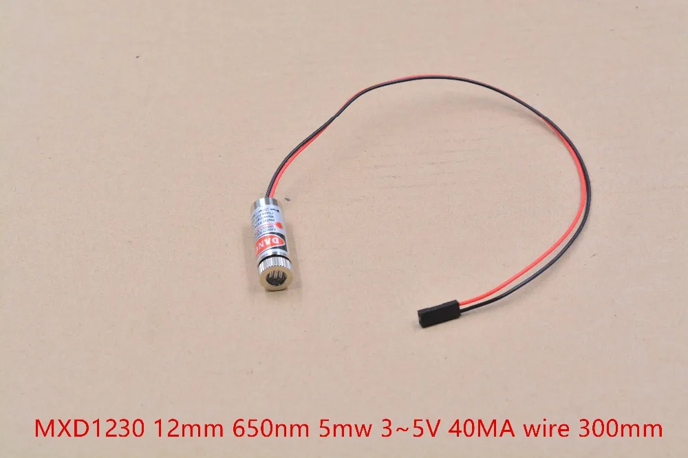 Аксессуары для 3D-принтера односторонний красный лазерный модуль MXD1230 головка 12