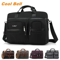 coolbell brand backpack laptop bag 15%e2%80%9c15 6%e2%80%9d1717 3 inch handbag man women packsack messenger case for notebook dropship