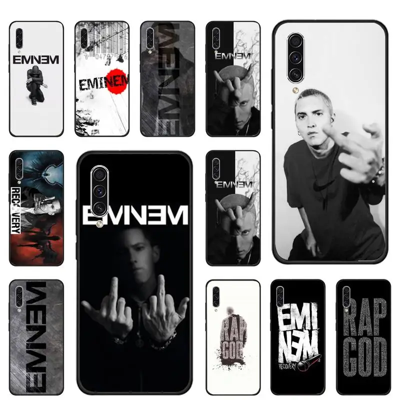 

Eminem Rap god Rapper phone case for Samsung galaxy S note 7 8 9 10 20 fe edge A 6 10 20 30 50 51 70 lite plus Soft Silicone